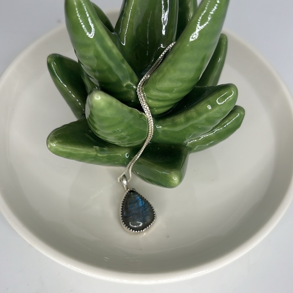 Sterling Labradorite Necklace